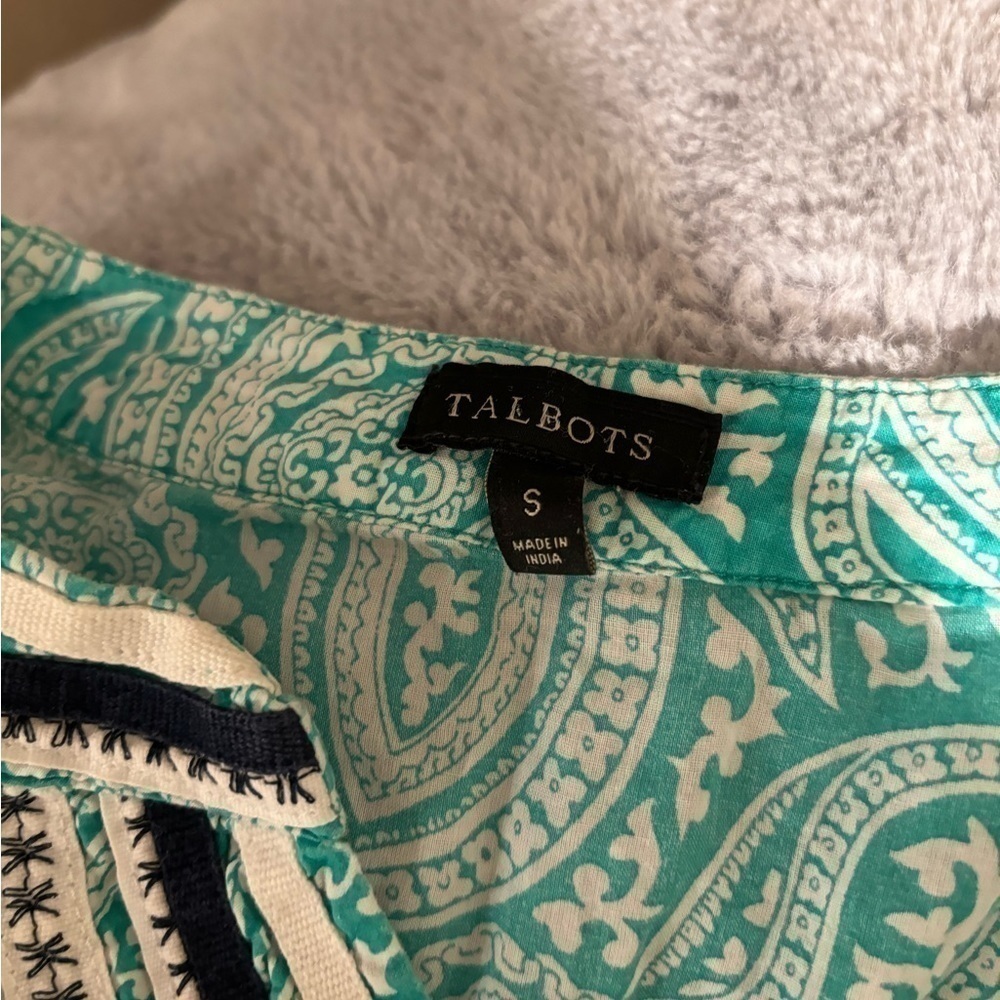 Talbots Paisley Top - Picture 9 of 9